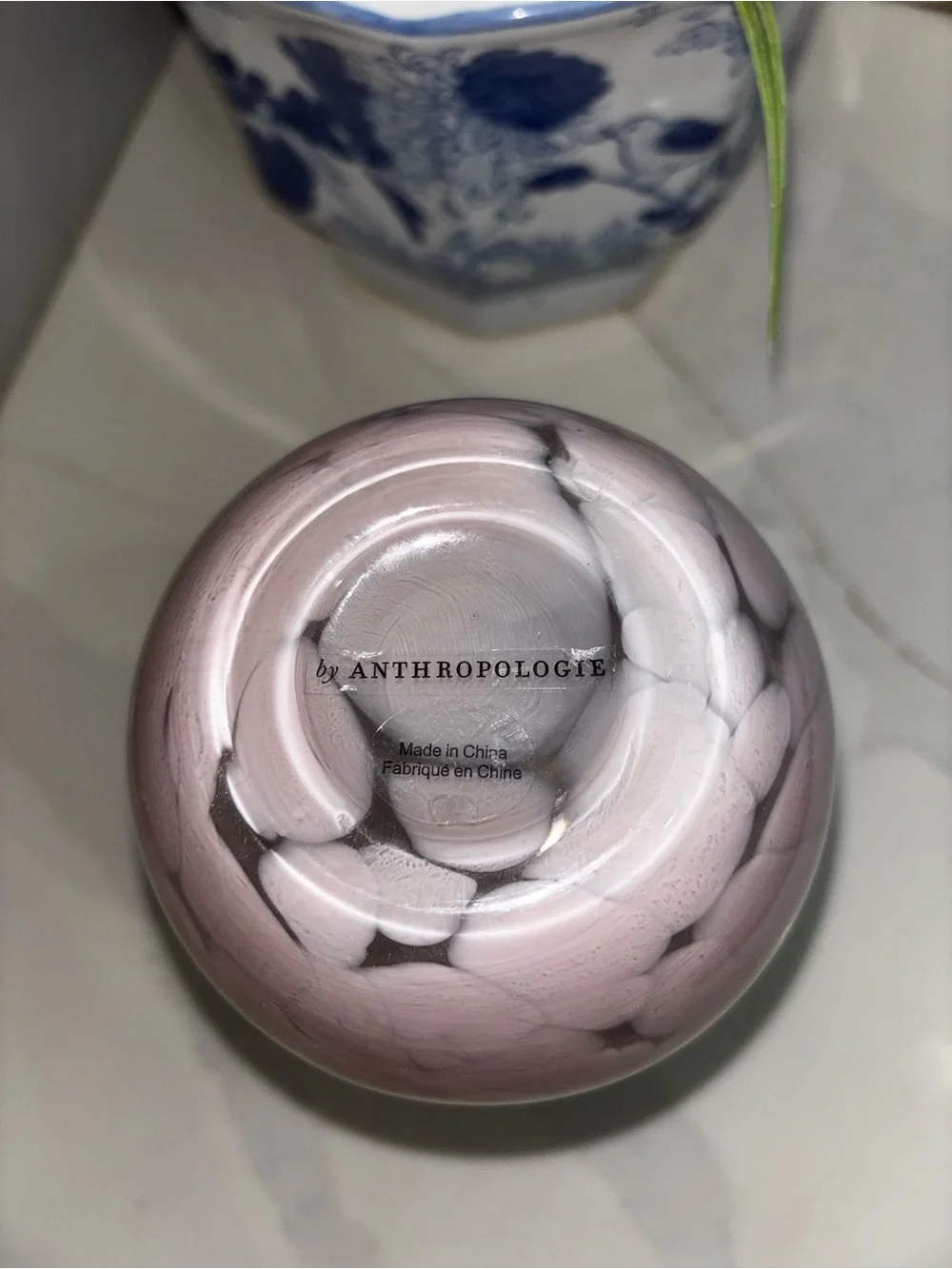 Anthropologie Valentines Icon Confetti Glass Vase Cherry Pink HTF Rare Limited E